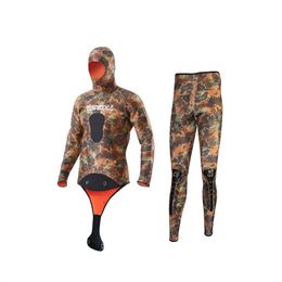 Men's Thermal Wetsuit Spearfishing 5 mm Neoprene Adult's Diving Swimming Snorkelling Surfing Scuba GBS diving suit Warm Swimwear