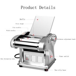 220V Stainless steel household electrical pasta pressing machine price Home small noodles making machine for sale
