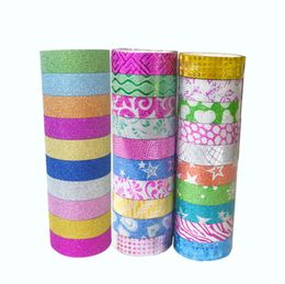 Glitter Tape for Diary Bling Adhesive Tape 15mm Stickes for Book Album Photo