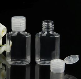 60ml Empty Hand Sanitizer Gel Bottle Hand Soap Liquid Bottle Clear Squeezed Pet Sub Travel Bottle LX1355