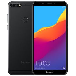 Original Huawei Honor 7C 4G LTE Cell Phone 4GB RAM 32GB 64GB ROM Snapdragon 450 Octa Core Android 5.99" 13.0MP Face ID Smart Mobile Phone