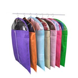 Wholesale- New Arrival Storage Garment Bag Protective Cover Guards Cloth Against Dust Moths and Mildew Hot Sale
