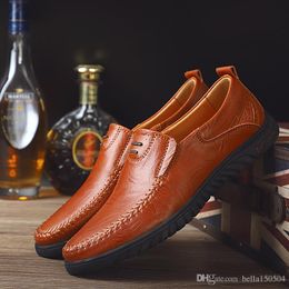 24 Stile Herren-Schuhe aus echtem Leder, Wildleder-Loafer, offizielle Schuhe, sanfte Herren-Kleiderschuhe, lässige, bequeme, atmungsaktive Schuhe für Männer in großen Größen