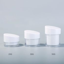 20/30/50g Acrylic cream Jar Case empty sample Cosmetic Cream Jar container bottle ,Cosmetics Packaging Fast Shipping F1001