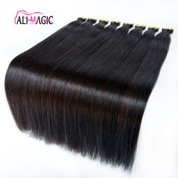 Tape On Skin 4cm Width 10''-26'' 2.5g/pc 40pcs/100g Straight Indian Hair Skin Weft Remy Tape In/On Human Hair Extensions