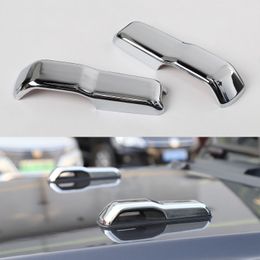 ABS Silver Hood Decorative Cover 2PCS Decoration Cover Fit Jeep Wrangler JL 2018+ Auto Interior Accessories