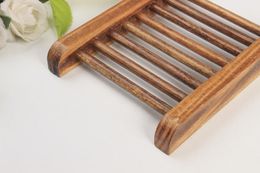 Wood Soap Dish Wooden Soap Tray Holder Soap Rack Plate Container for Bathroom Free Shipping wen6754 111