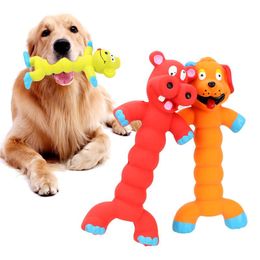 Puppy Pet Latex Play Chew Toys Dogs Cats Pets Supplies Animal Shape Rubber Squeaky Sound Toy Dog Toys