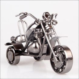 Mettle New Arrival Iron Handmade Antique Style 3 D Motorcycle Model For Promotion Gift