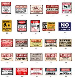 Warning No Stupid People metal tin sign Toilet Kitchen Bar Pub Cafe shop home decoration vintage metal painting motorcycle oil Gas plaque