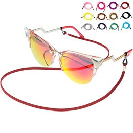 Colourful Leather Glasses Strap Lanyards Neck String Anti-slip Sunglasses Eyeglass Cord Holder Eyewear Retainer Eyeglasses chains