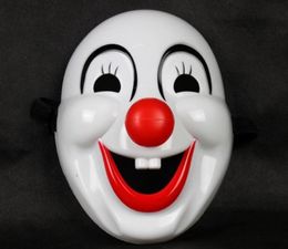 Clown Mask Red Nose Movie Clown Masks Plastic Masquerade Clown for Children's Day