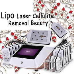 2022 Slimming Machine 635nm-650nm Lipo Arrival Portable Laser Lipolysis Fat Burning with 14 Laser Pads Spa&salon