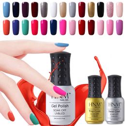 8ml UV Gel Nail Polish LED Lamp Lacquer 58 Colors Gel Polish Pure Colors Semi Permanent Gel Varnish Nail Primer Base Top