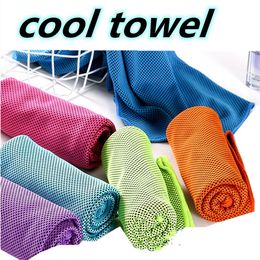fashion 30*90cm sport Cold Towel Exercise Fitness Sweat Summer Ice Towel Outdoor Sports Ice Cool Towel Hypothermia Home Textiles T2I5878