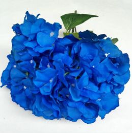 Artificial Flowers Five forks Hydrangea Bouquet Silk Flower wedding decorative flower 47cm long silk hydrangea bouquets