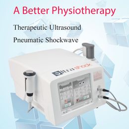 NEW Physiotherapy Ultrasound Machine combine Air pressure shockwave for pain relief Aoustic radial shock wave therapy machine