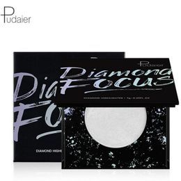 PUDAIER 5 Colours Diamond Focus Glitter Face Highlighter Shimmer Matte Bronzer Face Contour Mineralize Palette Powder Highlighter eye shadow