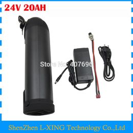 24v 20ah li-ion Battery 350W 24 V 20AH Ebike battery pack 24V water bottle battery 15A BMS with 3A Charger Free customs fee