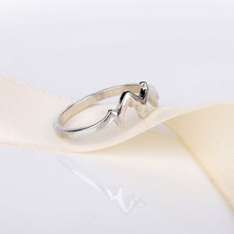 Wholesale-Range Ring Zig Zag Mountain Road Fashion Ring Nature Motivation Jewellery Hiking Snowboard Lover Gift