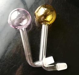 2022 narguilés en vrac Nouveau pot à bulles en vrac à angle droit couleur, bongs en verre gros, narguilé en verre, accessoires de tuyauterie de fumée