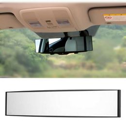 Abs Car Truck Rear View Mirror Clip Wide Curve Universal Anti Glare Dazzle Interior Replacement Parts Hid Light Spectrum