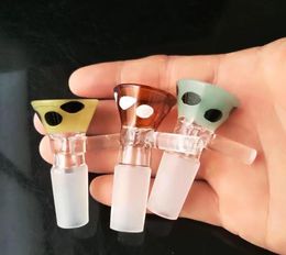2019 Colour point funnel adapter , Wholesale Glass bongs Oil Burner Glass Pipes Water Pipes Glass Pipe Oil Rigs Smoking Free Shoping