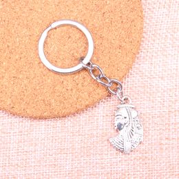 New Keychain 29*17mm Egypt Cleopatra Pendants DIY Men Car Key Chain Ring Holder Keyring Souvenir Jewelry Gift