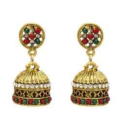 Royal Bling Bollywood Style Earrings Party Wear Traditional Indian Ear Jewellery Jhumka Earrings for Women