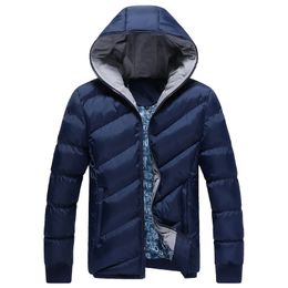DIMUSI Winter Jacket Men Brand Parka Men Clothing Zipper Cotton Padded Hooded Thick Quilted Jackets Coat Mens Hoodies,YA339