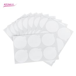 10 Sheets Disposable Glue Holder Sticker Pad Lash Beauty Tool Glue Pallet Pads L Size False Eyelash Extension Supply