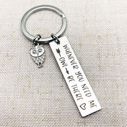 Keychain Keychain Friendship Keychain Whenever You Need Me Owl Be There Sympathy Gift Stay Strong Gift