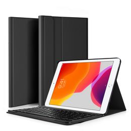 Super slim removable detachable backlit wireless bluetooth keyboard leather case for iPad 10.2 2019 with back light