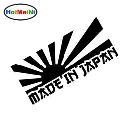 car made Canada - wholesale 20pcs lot Rising Sun Made In Japan Car Sticker Decal Motorcycle JDM Stickers Car Styling Accessories Black silver 13*6cm