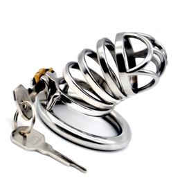 2019 New Design Male Chastity Cage Device Lock Rings Penis Cage Cockrings 40/45/50mm Sex Toy for Men G7-1-257C