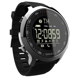 EX18 Smart Watch IP67 Waterproof Passometer Smart Wristwatch Sports Tracker Fitness Bluetooth Passometer Smart Bracelet For iPhone Android