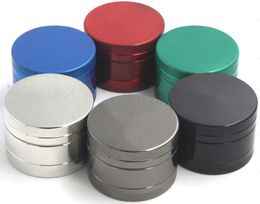 wholesale 40mm/50mm/55mm/63mm 3layer metal tobacco grinder for smoking herb grinders for dry herbal free shipping