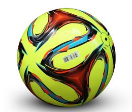 2018 genuine seamless professional soccer ball standard Size 5 PU leather training football for children and adults 7 colors