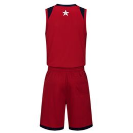 2019 New Blank Basketball jerseys printed logo Mens size S-XXL cheap price fast shipping good quality Dark Red DR004