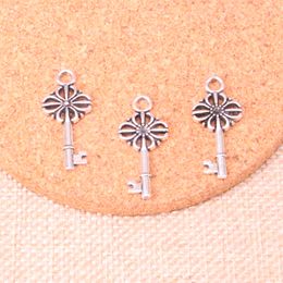 71pcs Charms retro treasure chest key 30*13mm Antique Making pendant fit,Vintage Tibetan Silver,DIY Handmade Jewellery