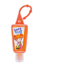 30ML Random Color Reusable Mini Hand Sanitizer Fruit Scented Disposable No Clean Travel Portable Clean Moisturizing Safe Gel