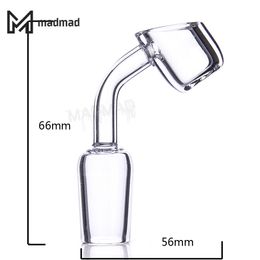 45 Degree Smoking Quartz Banger 2MM/4MM Thick Domeless Nail Polished 18mm/14mm/10mm Joint Turp Slurper 207