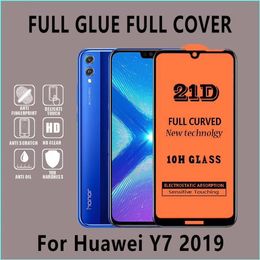 3D Full coverage Tempered glass For Huawei P40 Mate30 Lite Mate30 Pro Nova5i P smart 2019 Y6 Y7 2019 P20 Mate20 Lite Y6 2018