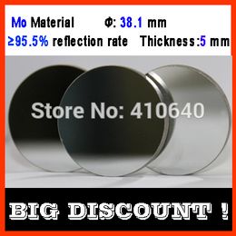 1 piece Free Shipping! Diameter 38.1 mm Mo CO2 laser reflection len Molybdenum reflecting mirror for laser Machine 300 to 500W