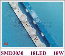 led light bar with lens rigid hard strip lamp module for lighting box SMD3030 980mmX25mm 18 LED 18W DC12V aluminum PCB