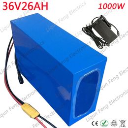 36V 500W 1000W Electric Bicycle Battery 36V 25AH Lithium Battery 36V Ebike Battery With 30A BMS 42V 5A Charger Free Customs Tax