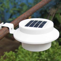 Solar Lamps 3LED Sink Lamp Fence Garden Landscape Lights Waterproof Outdoor Lighting Induction Wall Lamp