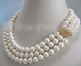 Huge 12-13mm South Sea Rose baroque pearl necklace 18 inch