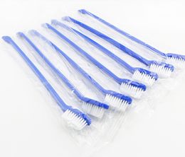 Pet Toothbrush Cat Dog Teeth Finger Brush Dental Care For Pet Mouth Cleaning Toothbrushes Plastic Cat Brushes