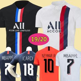 Air Jordan Psg 18 19 20 Soccer Jersey Fußball Trikots 2019 2020 Paris Saint Germain Trikot Neymar Jr Mbappe Trikot Survêtement Fußball Kit Fußball